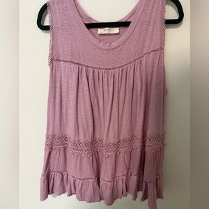 Mauve 3X Arula Tank Top